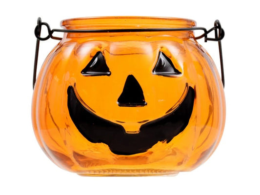 Pumpkin candle holder