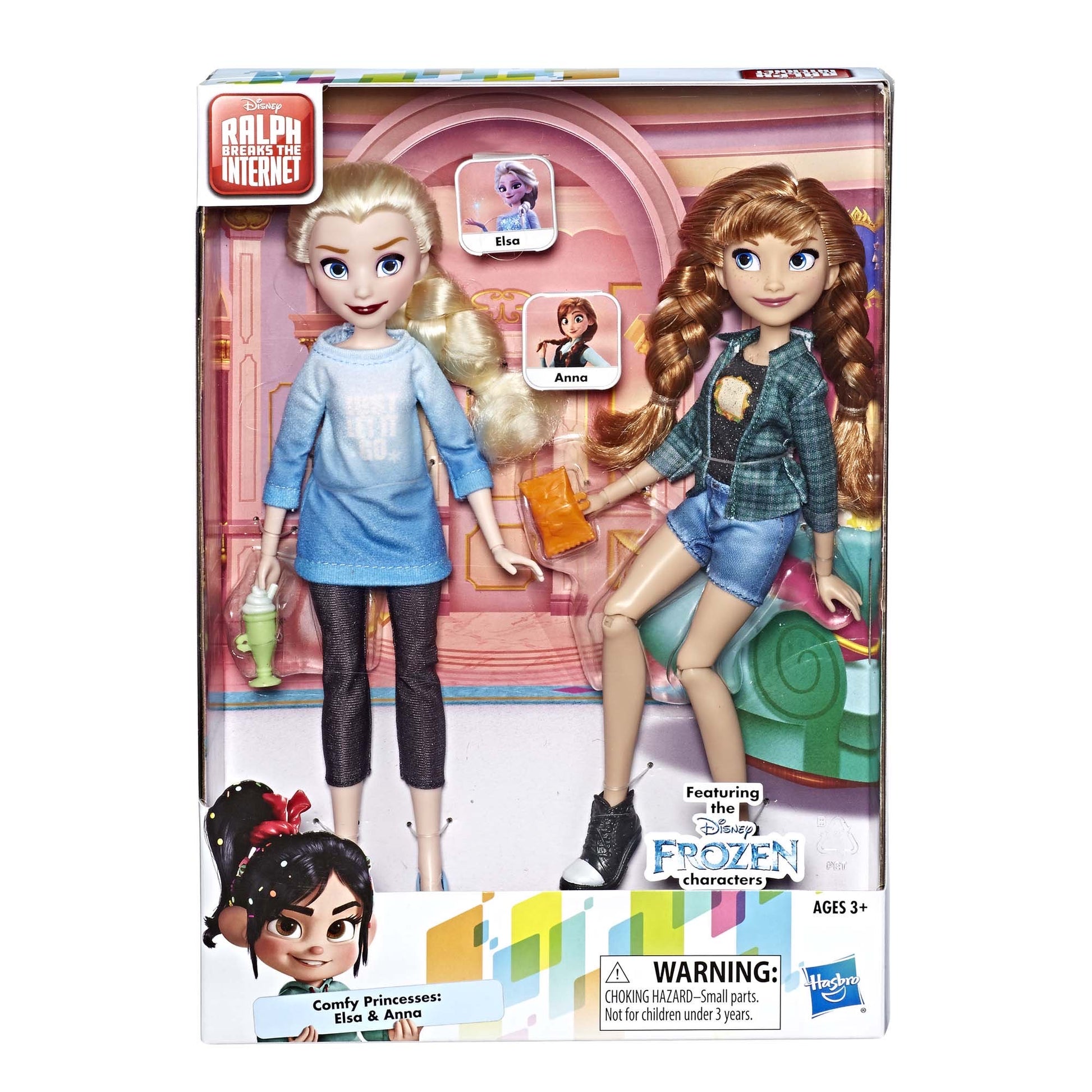 Disney Princess Ralph Breaks the Internet Movie Dolls, Elsa and