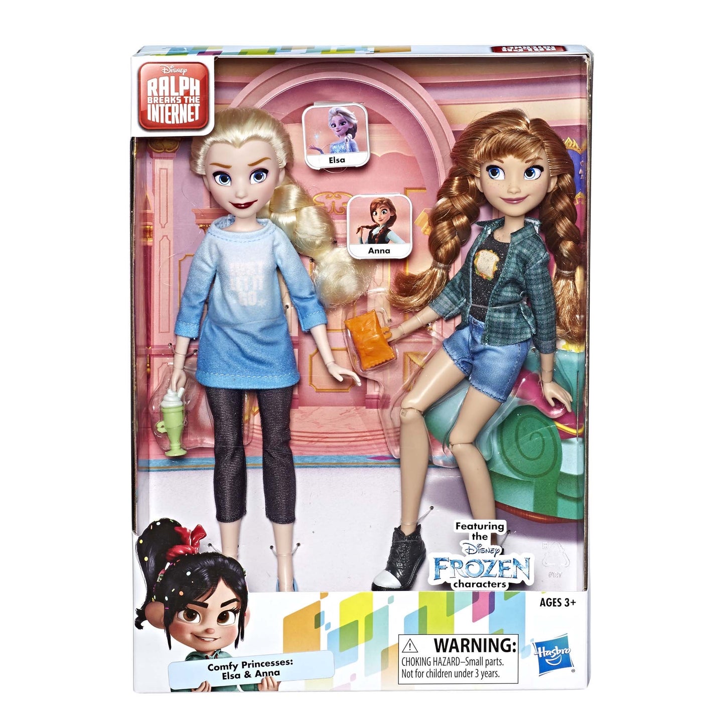 Disney Princess Ralph Breaks the Internet Movie Dolls, Elsa and Anna