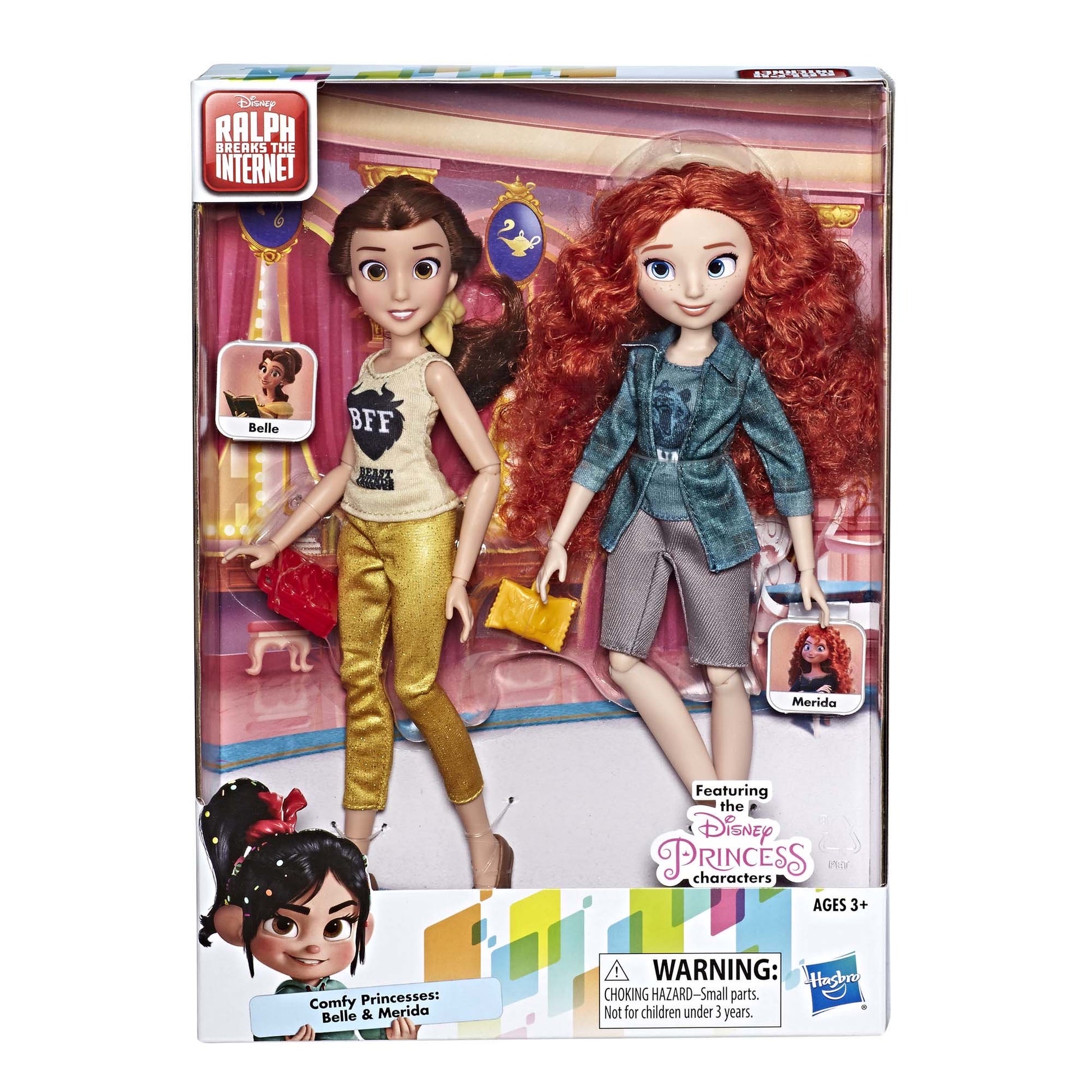 Disney Princess Ralph Breaks the Internet Movie Dolls Belle and