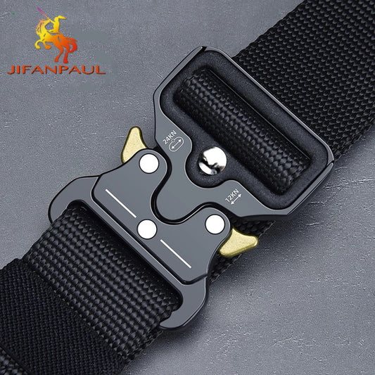 Men&#39;s Belt Army Outdoor Hunting Tactical Multi Function Combat Survival High Quality Marine Corps Canvas For Nylon Male Luxury