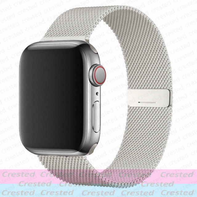 Magnetic Loop Strap For Apple watch Band 44mm 40mm 45mm 41mm 42mm